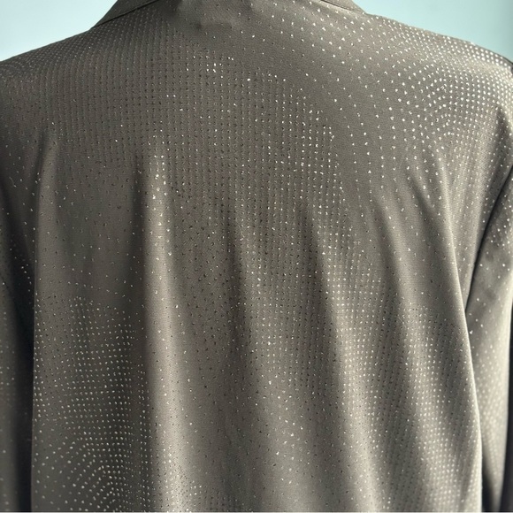 Calvin Klein Black Open Front Cardigan Shrug with Rhinestone Accents - Picture 17 of 17